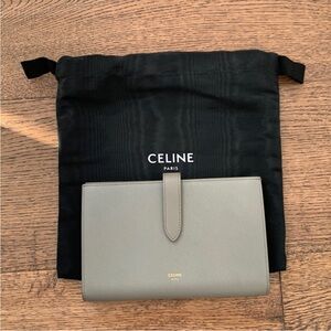 Céline large strap wallet